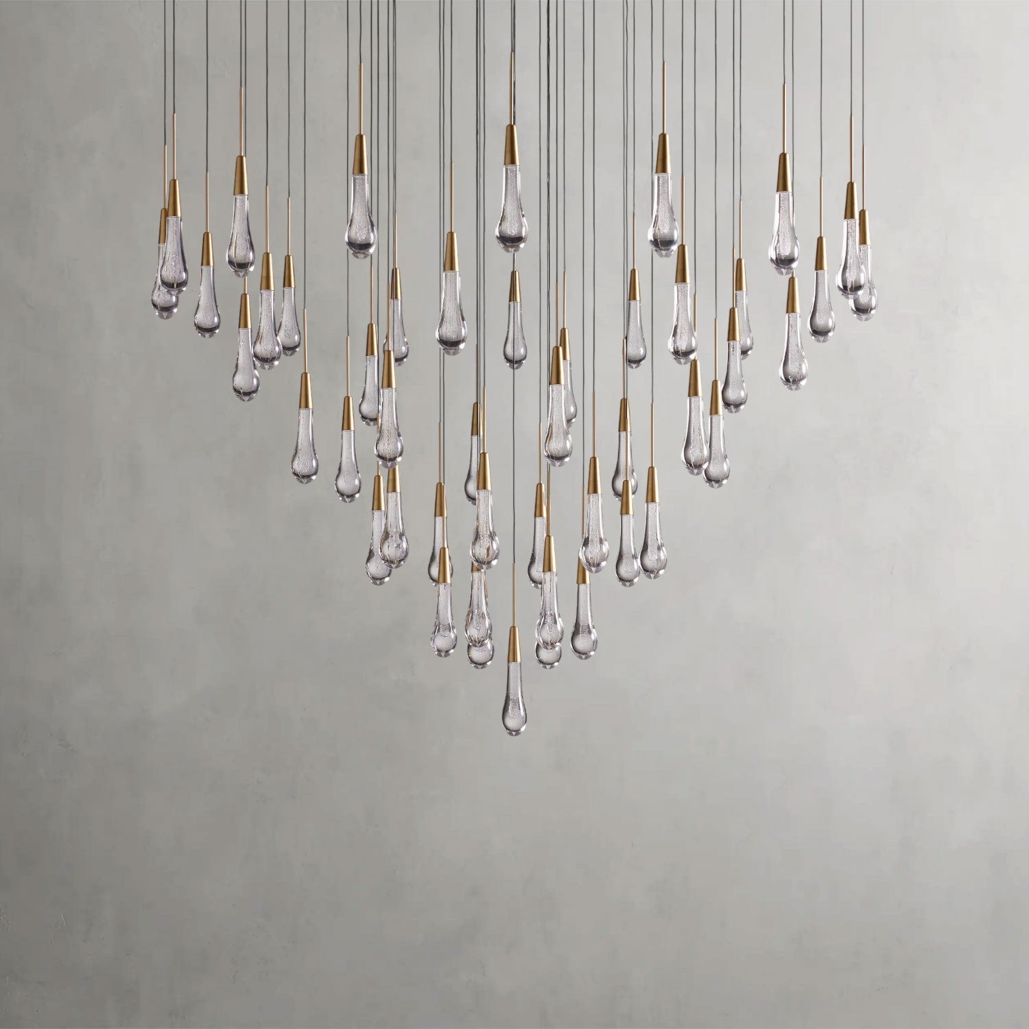 Soltaire Round Chandelier 17", 24", 36", 58"